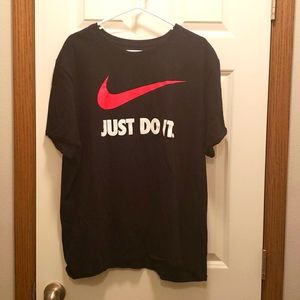 Black Nike Men's  "Just Do It" XXL